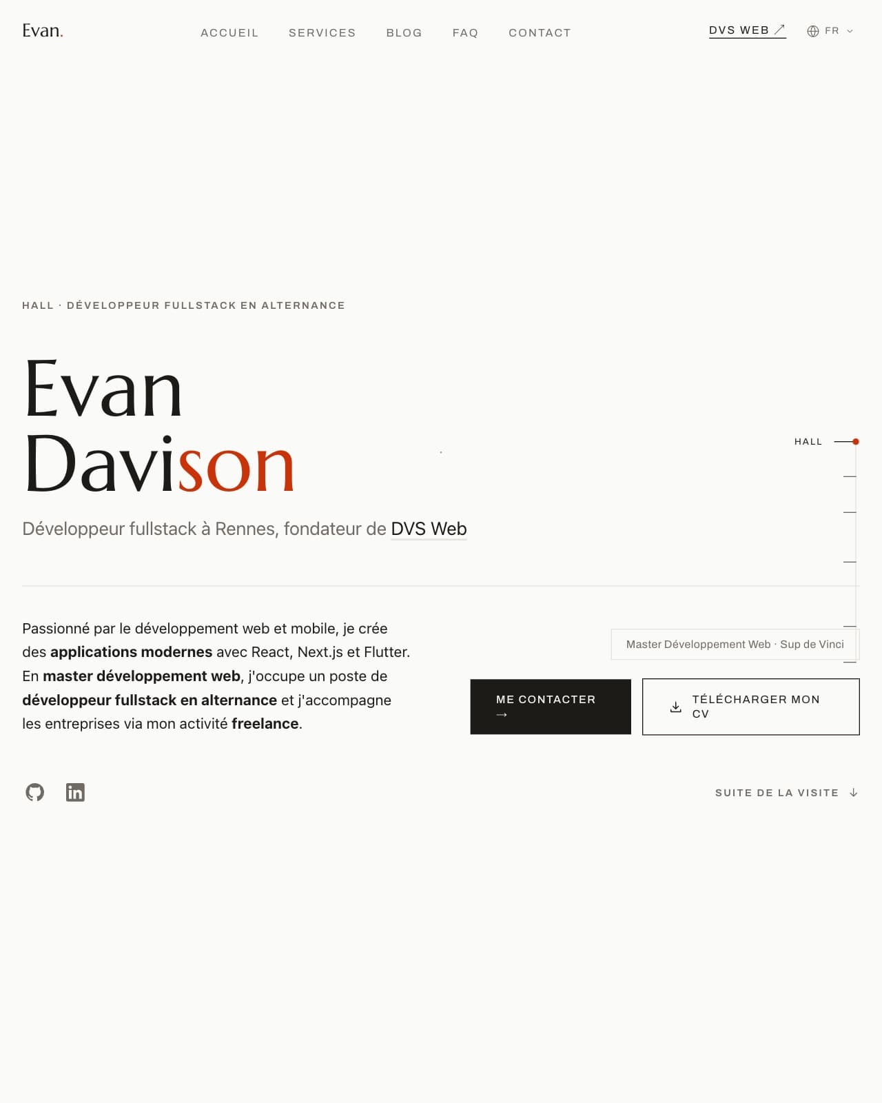 Capture de evandavison.fr